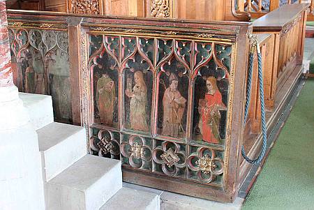 Kingsteignton - Screen Painting Detail
